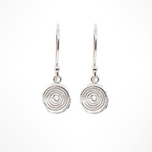 ZEN CIRCLES DIAMOND HANGING EARRINGS - Out of the Box NY Gifts